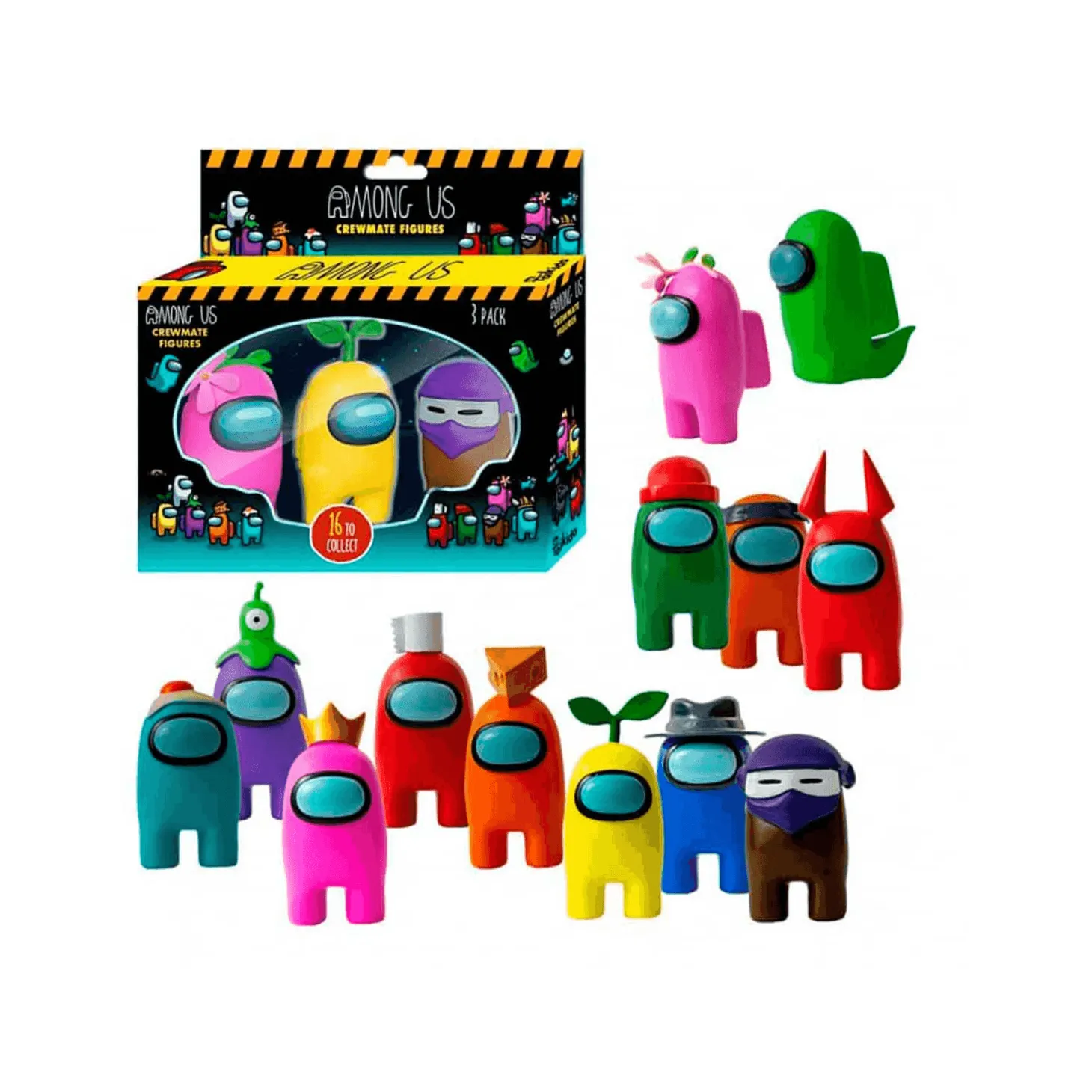 Among Us Pack 3 Figuras