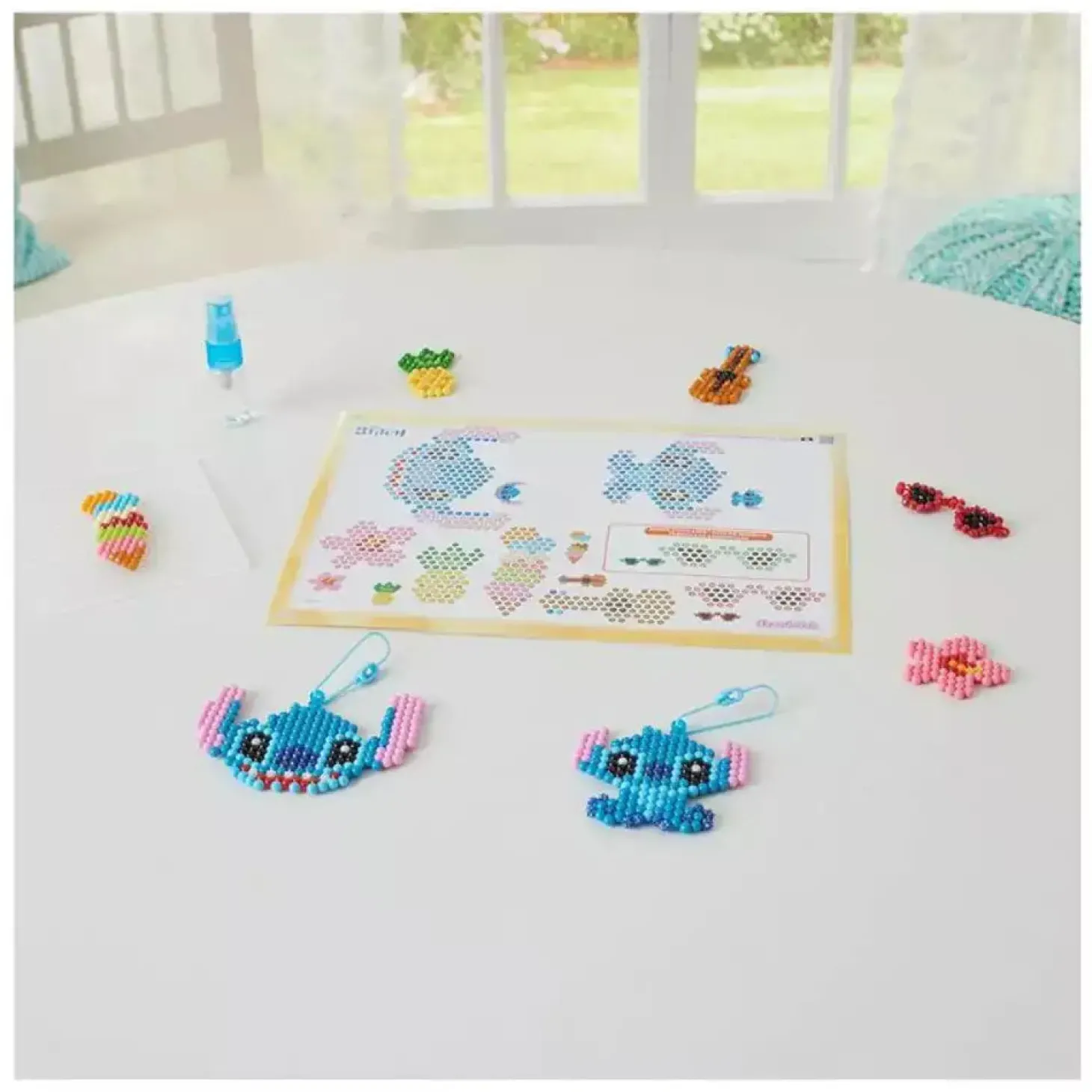 Aquabeads Kit Llaveros Stitch