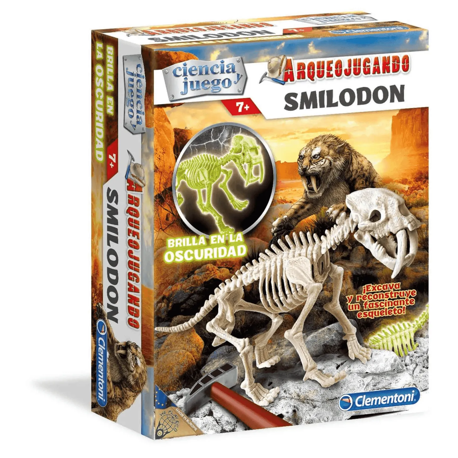 Arqueojugando Smilodon Fluorescente