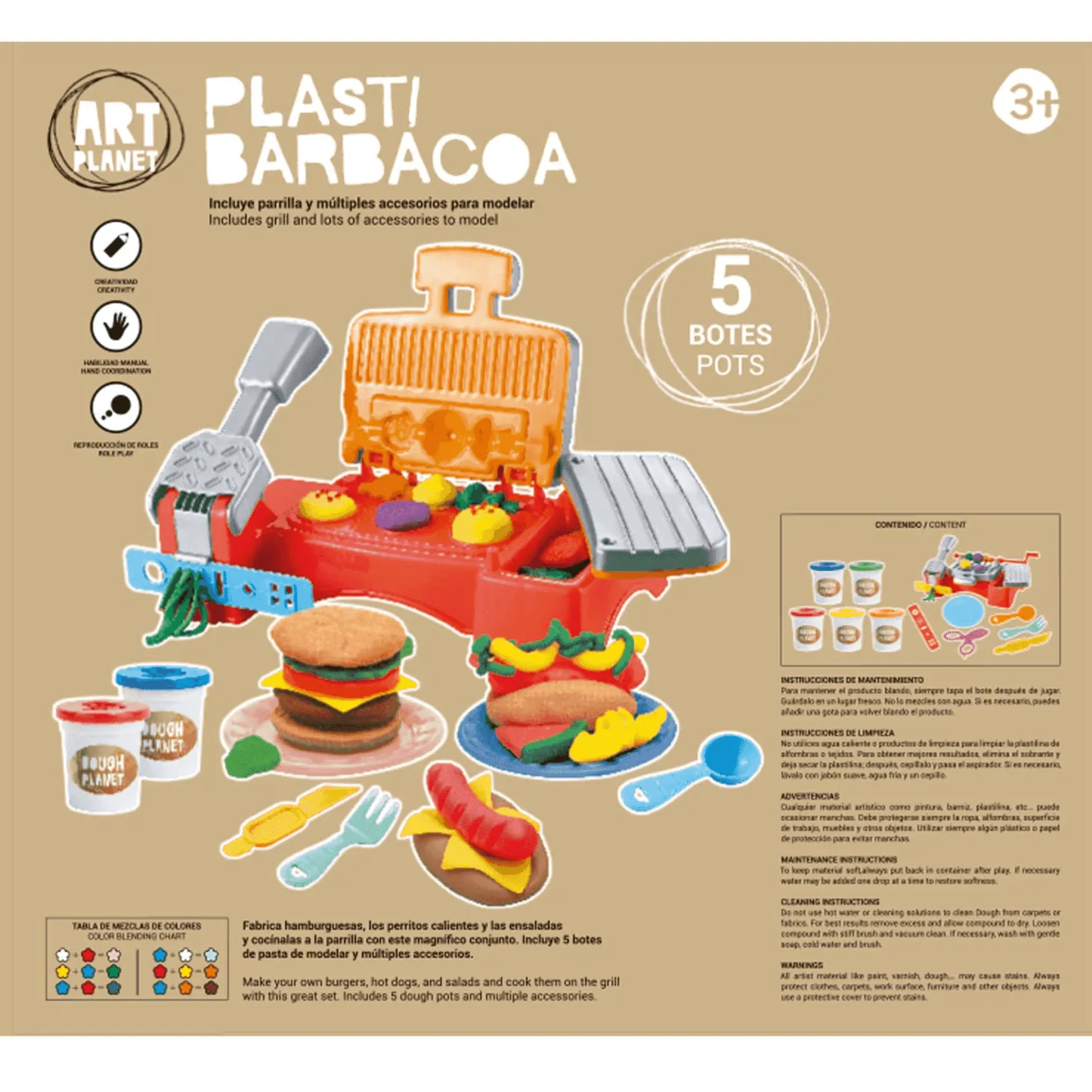 Art Planet Plastibarbacoa Set de Plastilina