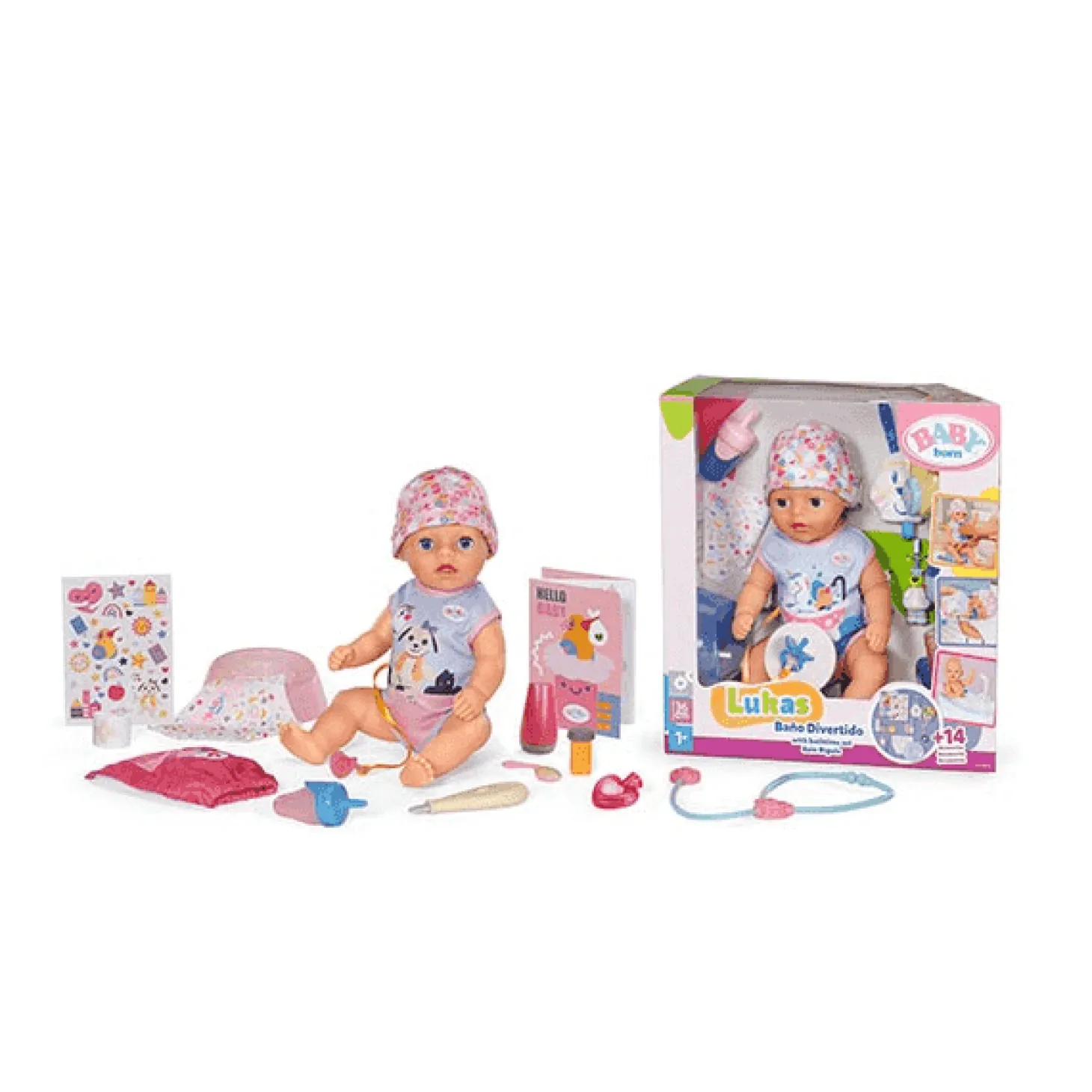 Baby Born Luka Baño Divertido 36 cm