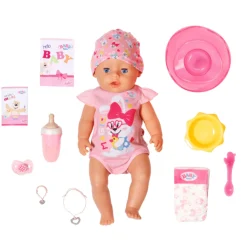 Baby Born Magic Muñeca Niña Vestido Rosa 43Cm