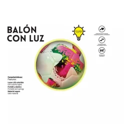 Balón con Luz Deporwow: fútbol brillante y divertido