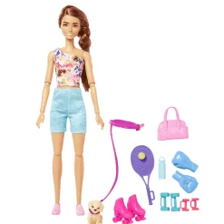 Barbie Bienestar Muñeca con accesorios deporte exterior 3 años