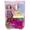 Barbie Conjunto de juego con casa de juegos para mascotas,
