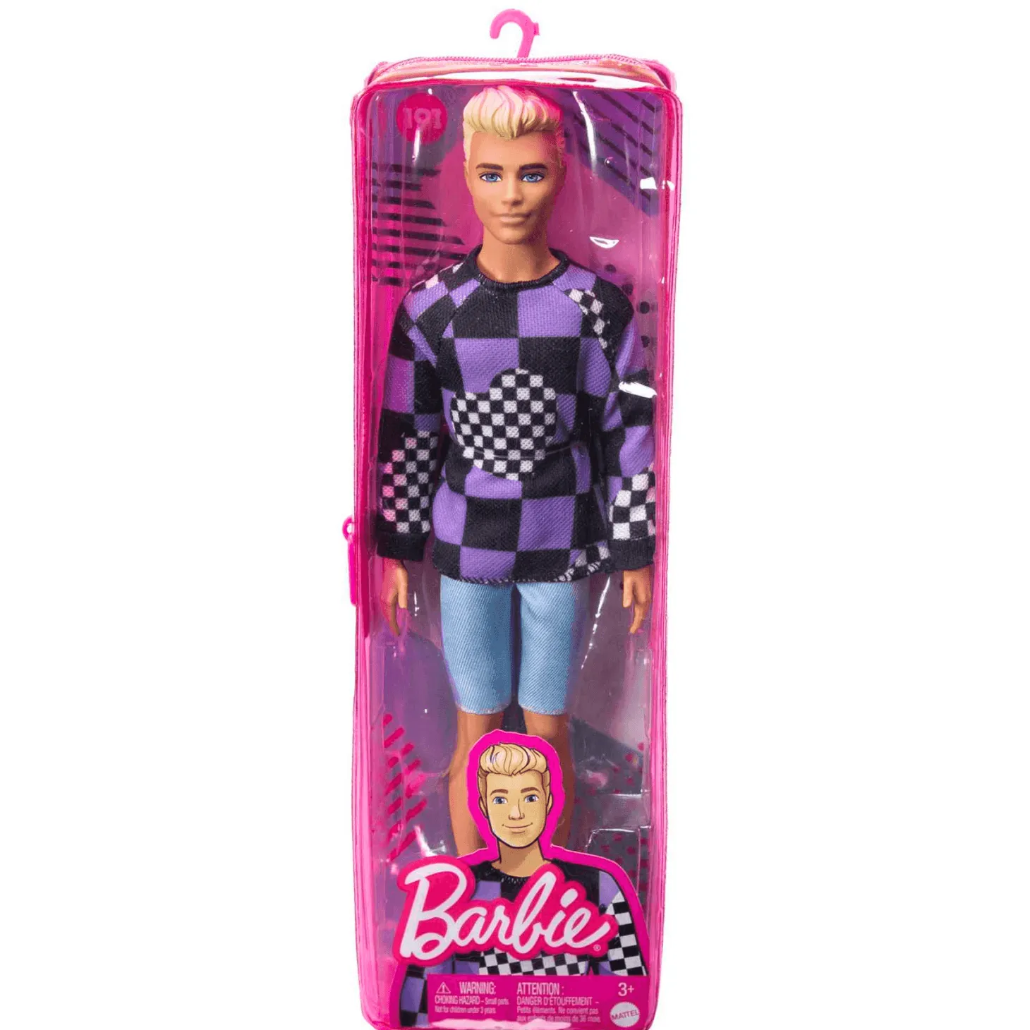 Barbie Ken Fashionista Muñeco Sudadera Corazones 3 años