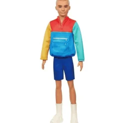 Barbie Ken Fashionista Muñeco Rubio con Chaqueta Color Block