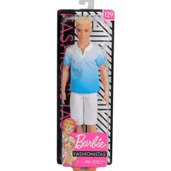 Barbie Ken Fashionistas Muñeco Rubio Blue Shirt