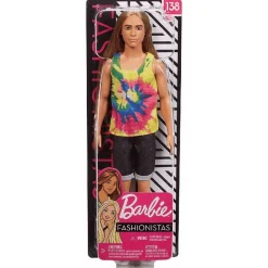 Barbie Ken Fashionistas Muñeco Rubio Pelo Largo