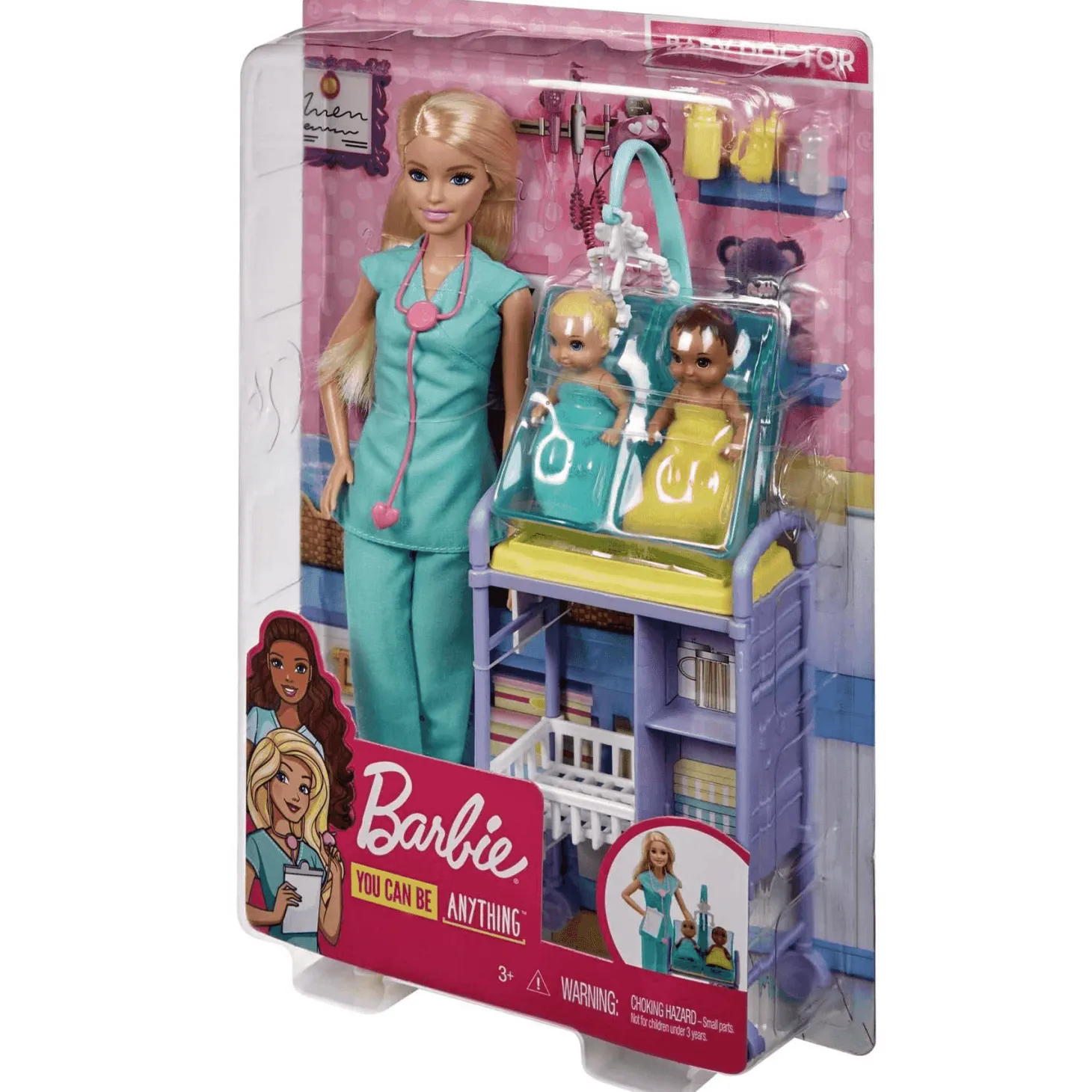 Barbie Muñeca Pediatra con accesorios 3 años