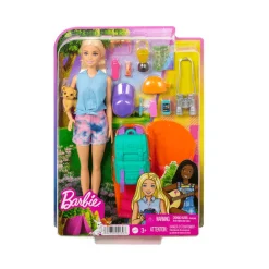 Barbie Surtido de camping Muñeca con accesorios de juguete 3 años