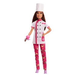 Barbie Tú Puedes Ser Chef pastelera Muñeca profesiones con accesorios