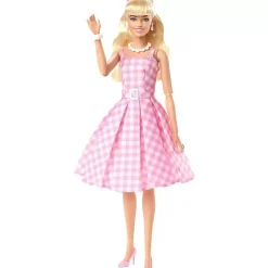 Barbie The Movie Margot Robbie – Vestido vichy rosa