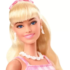 Barbie The Movie Margot Robbie – Vestido vichy rosa