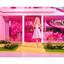 Barbie The Movie Margot Robbie – Vestido vichy rosa