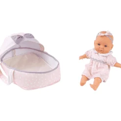 Bebito Sueñito PequeBB con camita acolchada de 31 cm (2+)