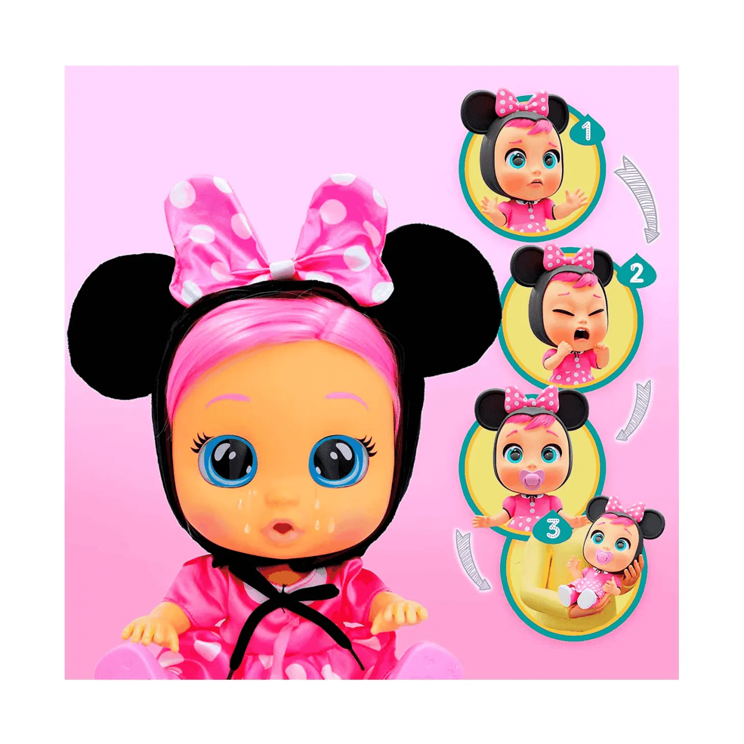 Bebés Llorones Dressy Muñeca Minnie