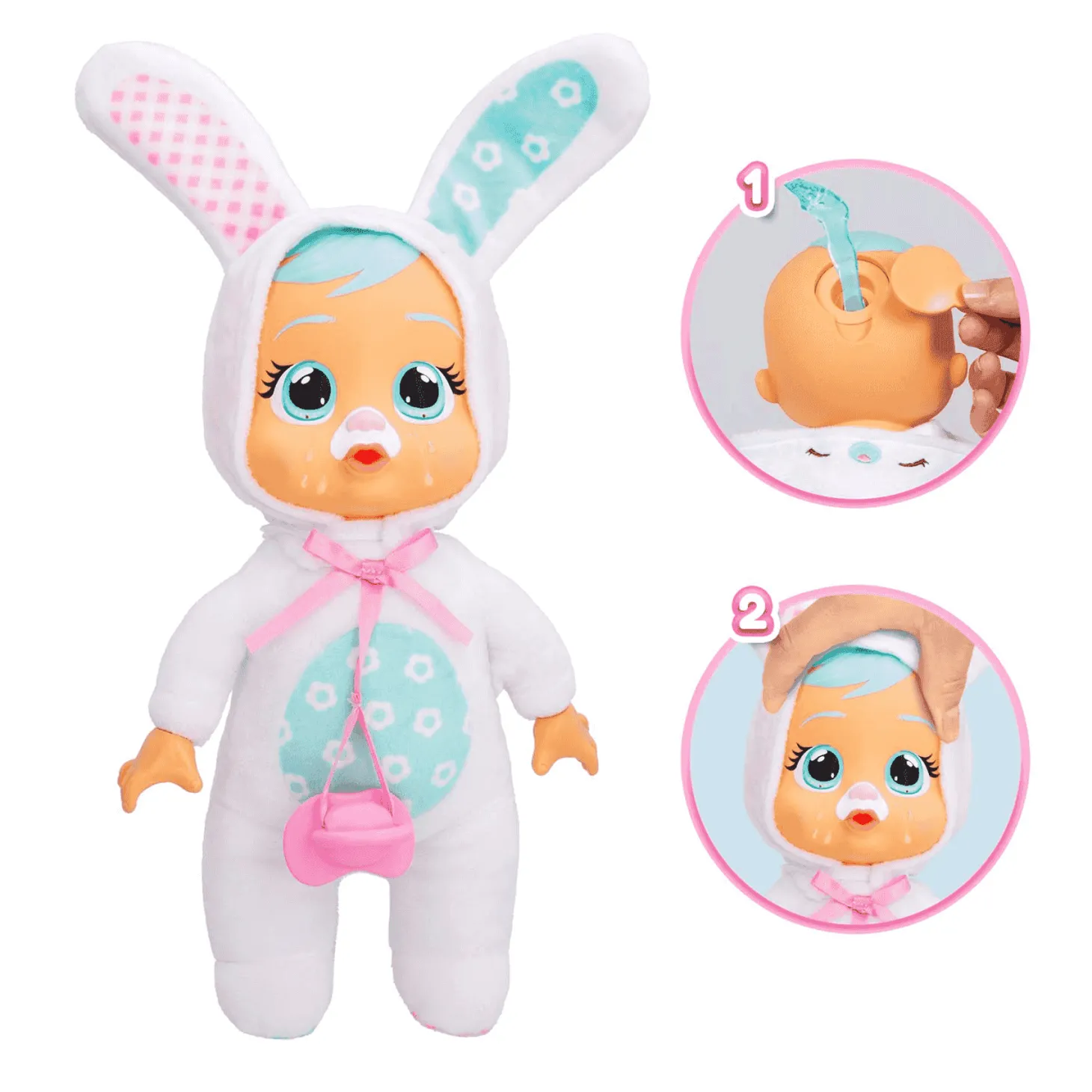 Bebés Llorones Tiny Cuddles Bunnies Honey Muñeca IMC