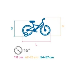 Bicicleta 16 Pulgadas Paw Patrol