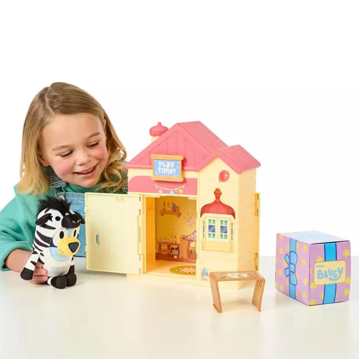Bluey Caseta con Peluche Sorpresa – Set mágico