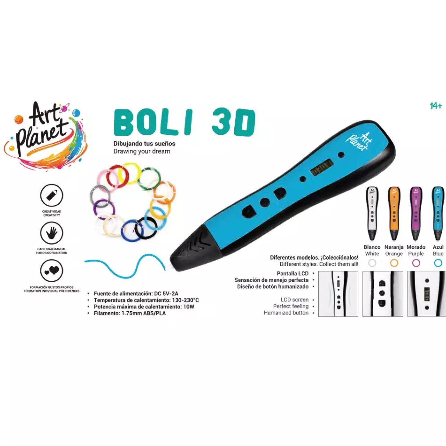 Bolígrafo 3D – Dibuja y crea en tres dimensiones