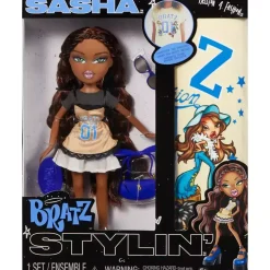 Bratz Stylin’ Sasha – Muñeca con estilo y camiseta personalizable