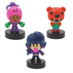 Brawl Stars Pack de 3 Figuras en Caja Diferentes Modelos