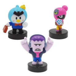 Brawl Stars Pack de 3 Figuras en Caja Diferentes Modelos