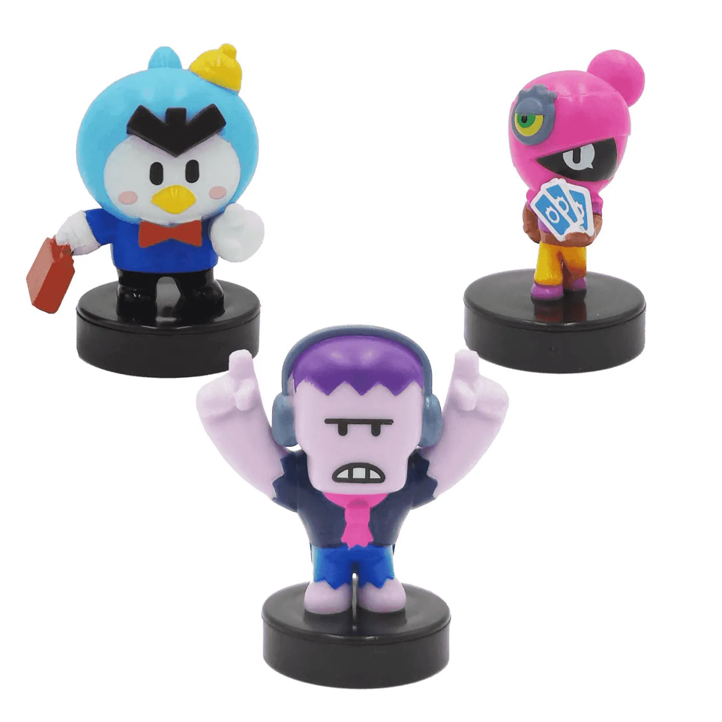 Brawl Stars Pack de 3 Figuras en Caja Diferentes Modelos