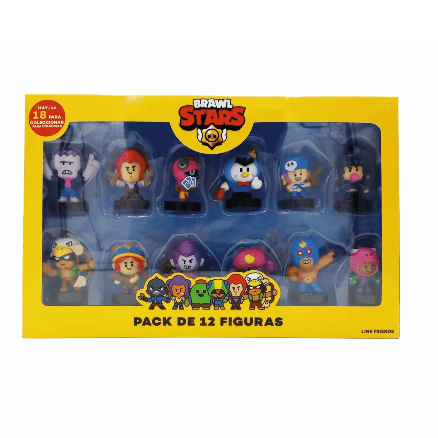 Brawl Stars Pack Deluxe de 12 Figuras Colección Diferentes Modelos