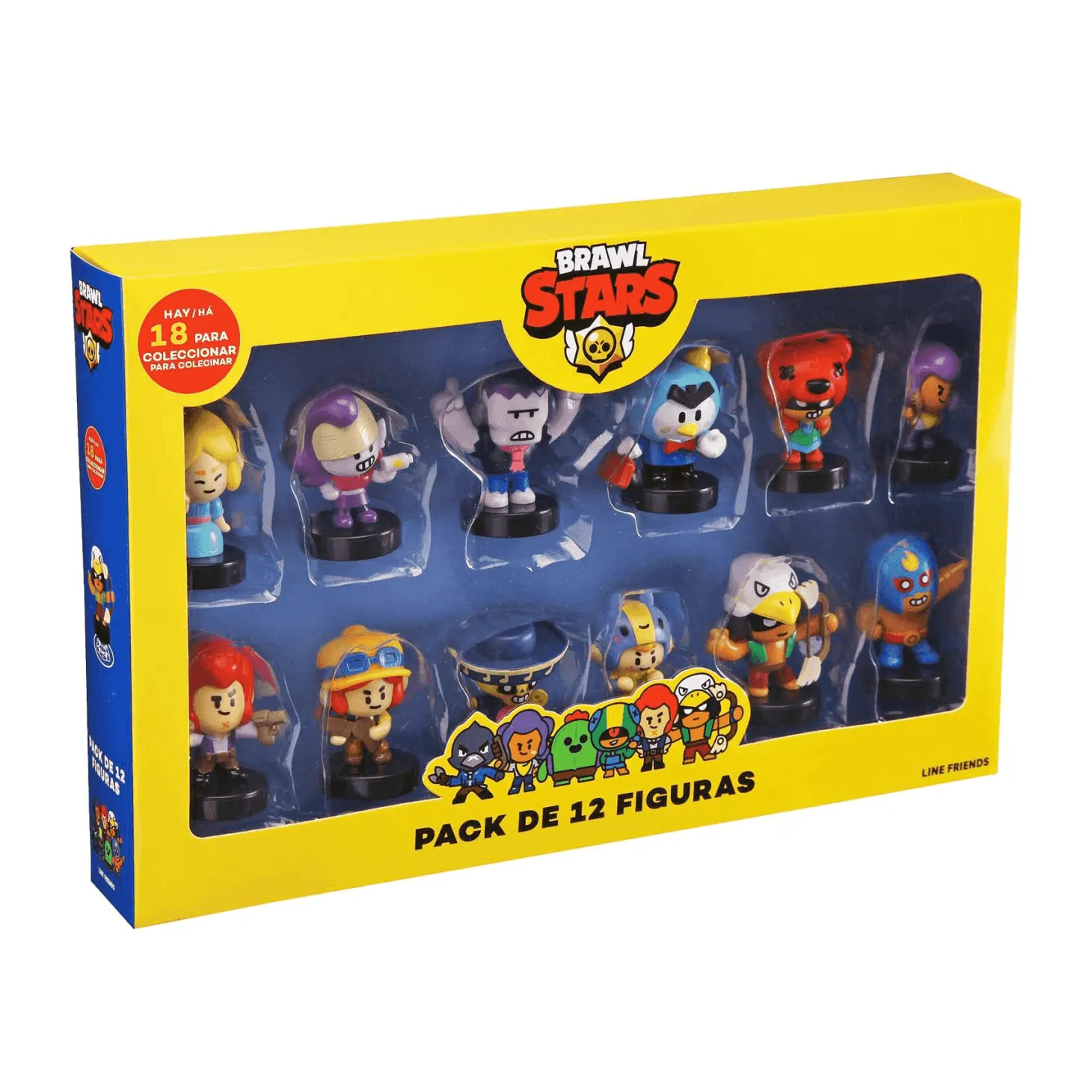 Brawl Stars Pack Deluxe de 12 Figuras Colección Diferentes Modelos