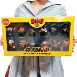 Brawl Stars Pack Deluxe de 12 Figuras Colección Diferentes Modelos