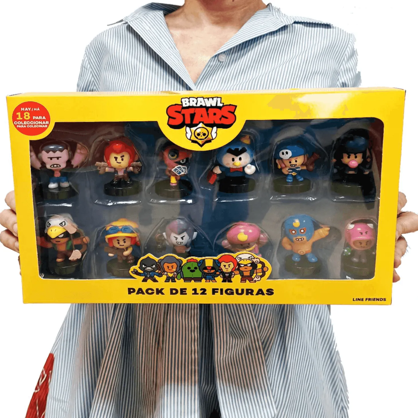 Brawl Stars Pack Deluxe de 12 Figuras Colección Diferentes Modelos