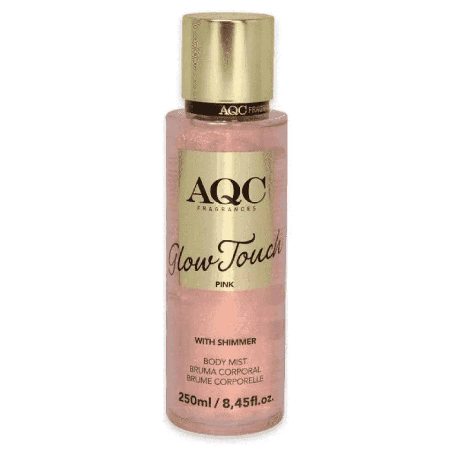 Bruma Corporal con Brillo AQC Fragrances Shimmer Mist Pink Glitter