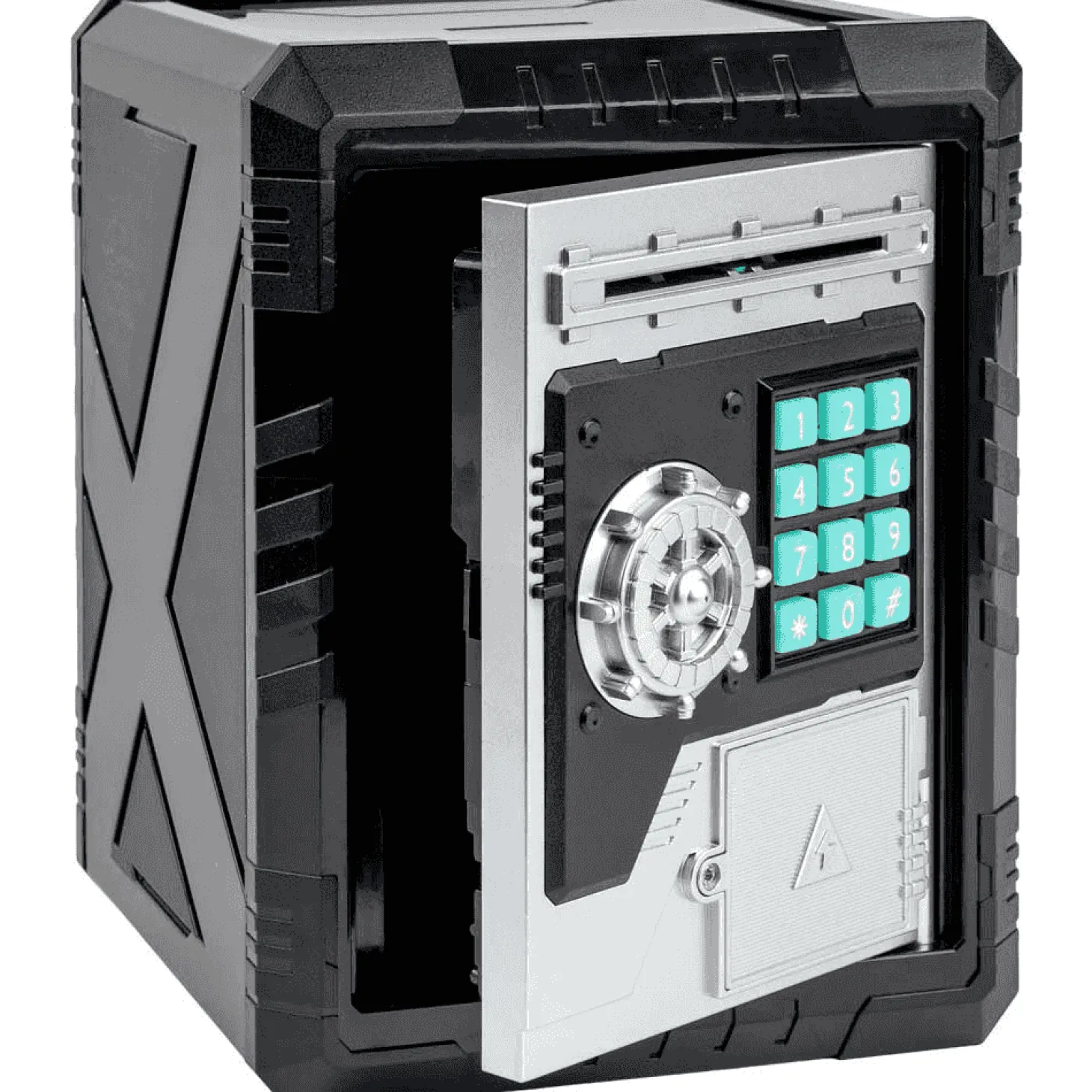 Caja fuerte Digital Planet con bloqueo, sonido y succión de billetes (3+)