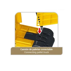 Camión de Obras con Luz, Sonido y Fricción