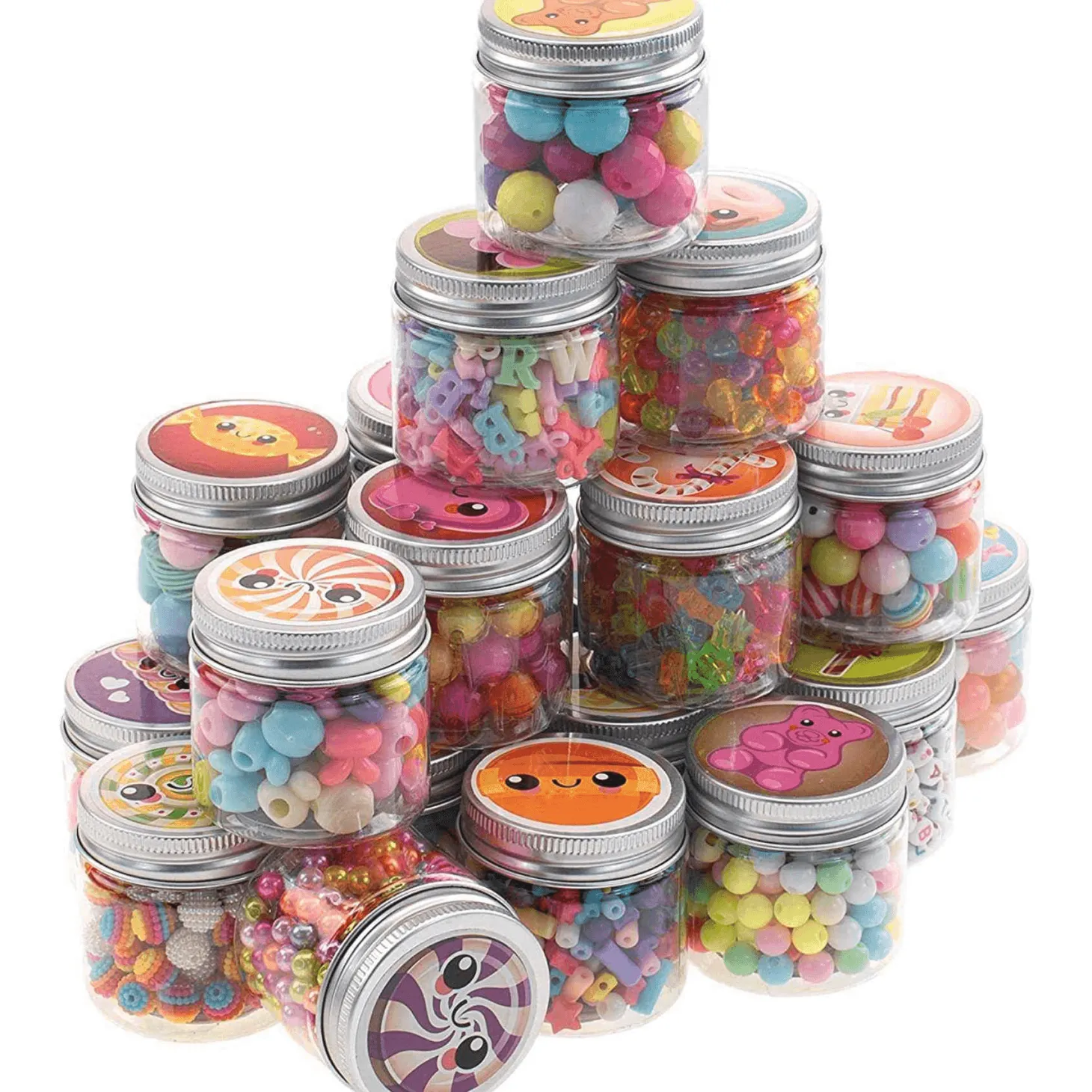 Candy Beads Perlas de Colores para Hacer Pulseras Diferentes Modelos