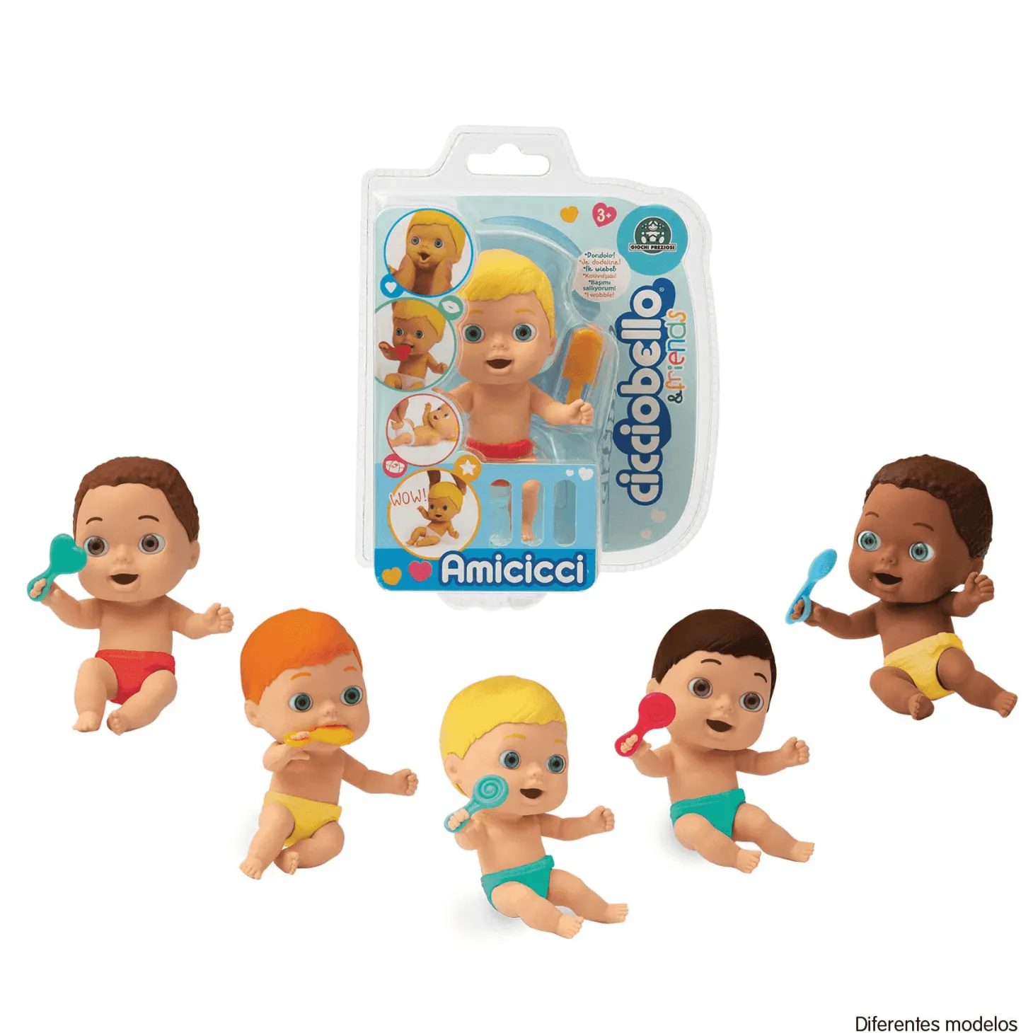 Cicciobello Amicicci Bebés Diferentes Modelos