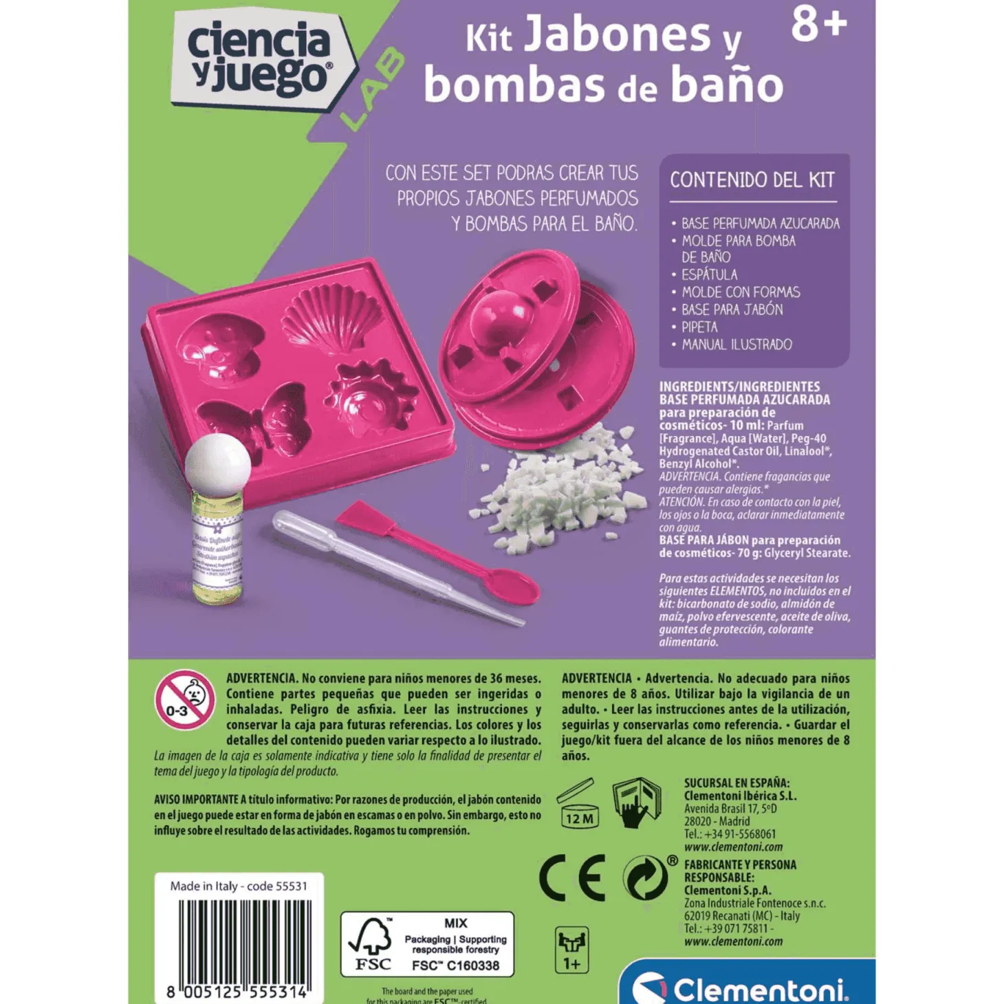 Clementoni Jabones Y Bombas