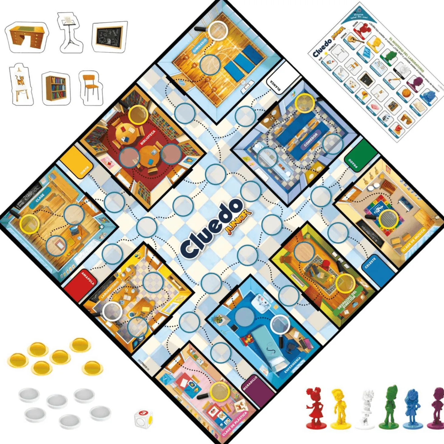 Cluedo Junior Juego de Mesa Infantil