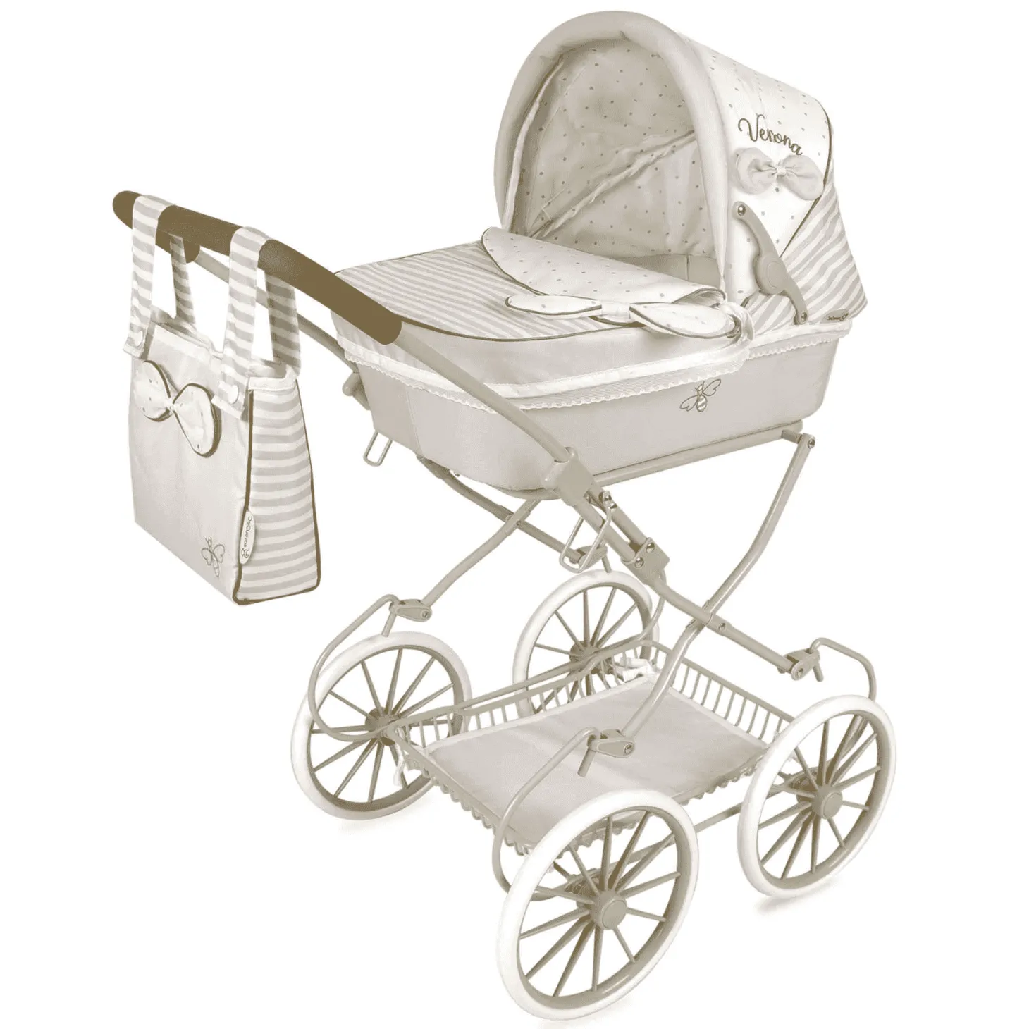 Coche De Muñeca Plegable Para Muñecas De Hasta 48 Cm De Cuevas Toys