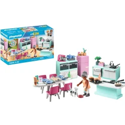 Cocina Playmobil My Life con Isla y Accesorios
