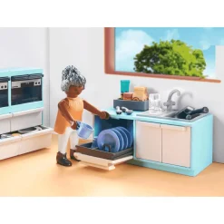 Cocina Playmobil My Life con Isla y Accesorios