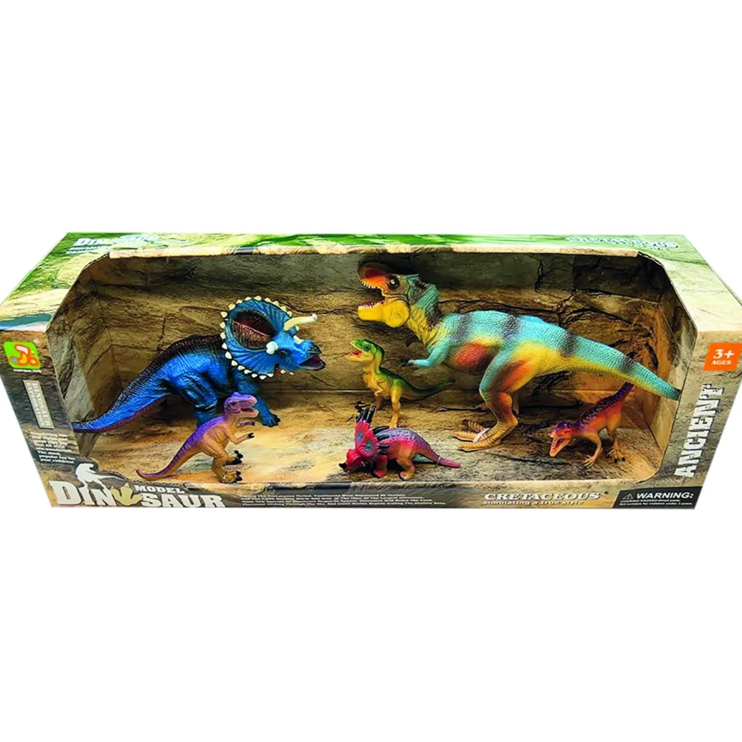 Conjunto Diorama de Dinosaurios