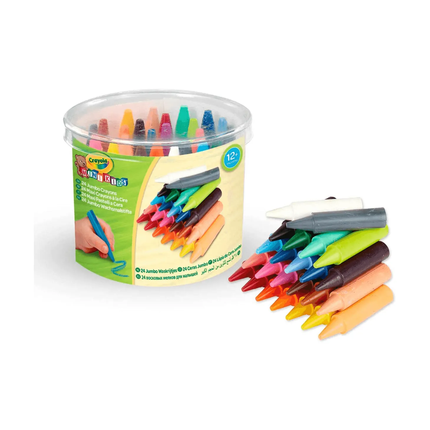Crayola 24 Ceras Jumbo Lavables Mini Kids Diferentes Modelos