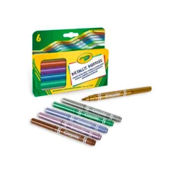 Crayola 6 Rotuladores con Efecto Metalizado