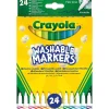 Crayola 24 Rotuladores Súper Maxi Punta FinaLavables