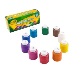 Crayola 10 Témperas Lavables Colores Diferentes