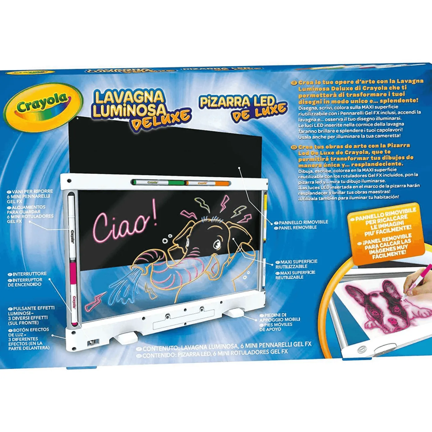 Crayola Pizarra Luminosa Led Deluxe