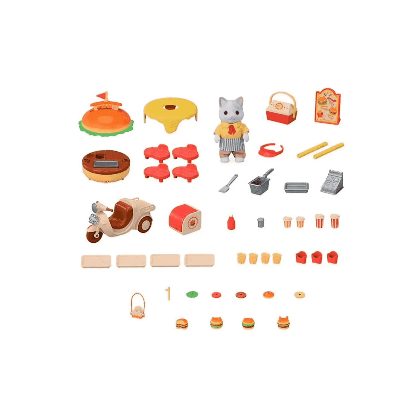 ¡Crea deliciosas hamburguesas con nuestro Puesto de Hamburguesas! ¡Diviértete cocinando en casa como